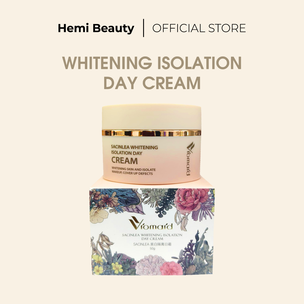 Viomaid Sacinlea Whitening Isolation Day Cream – Brightening Moisturizing Daily Face Cream for Smooth, Radiant, Even-Toned Skin with Lightweight Protective Hydration and Glow Enhancing Care - View 2 of 3
