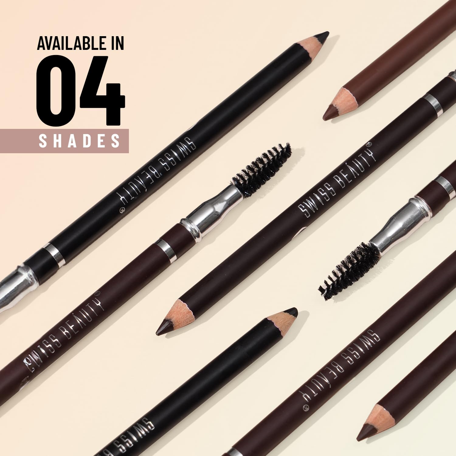 Swiss Beauty Eyebrow Definer Pencil (Coco Brown) - View 5 of 7