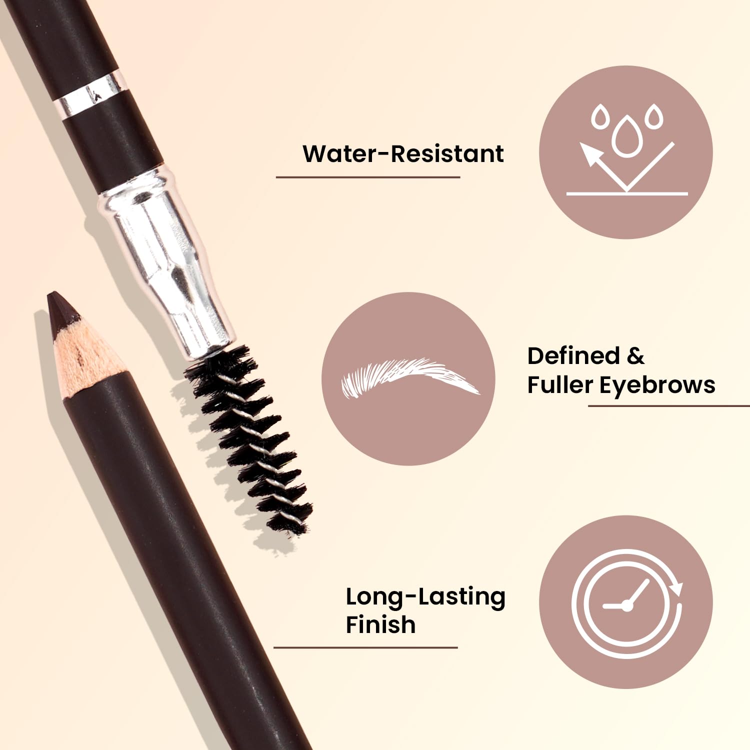 Swiss Beauty Eyebrow Definer Pencil (Coco Brown) - View 6 of 7
