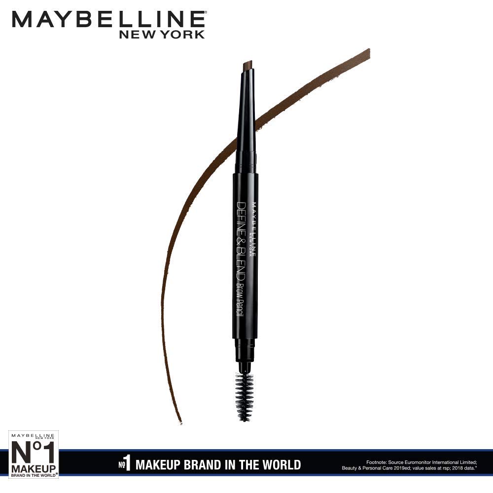 Maybelline New York Brow Pencil, With Spoolie, Long-lasting and Natural-looking Results,Natural Brown, 0.16 g - View 4 of 5