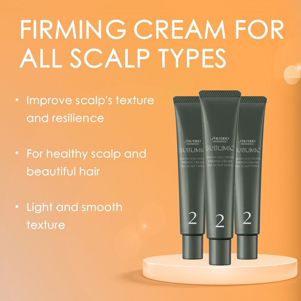 Shiseido Sublimic Salon Solutions Firming Cream for All Scalp Types 30g Professional Scalp Treatment Cream for Hydration Firmness Relaxation Nourishment Healthy Looking Scalp Care and Lightweight Comfort Daily Use - View 2 of 3