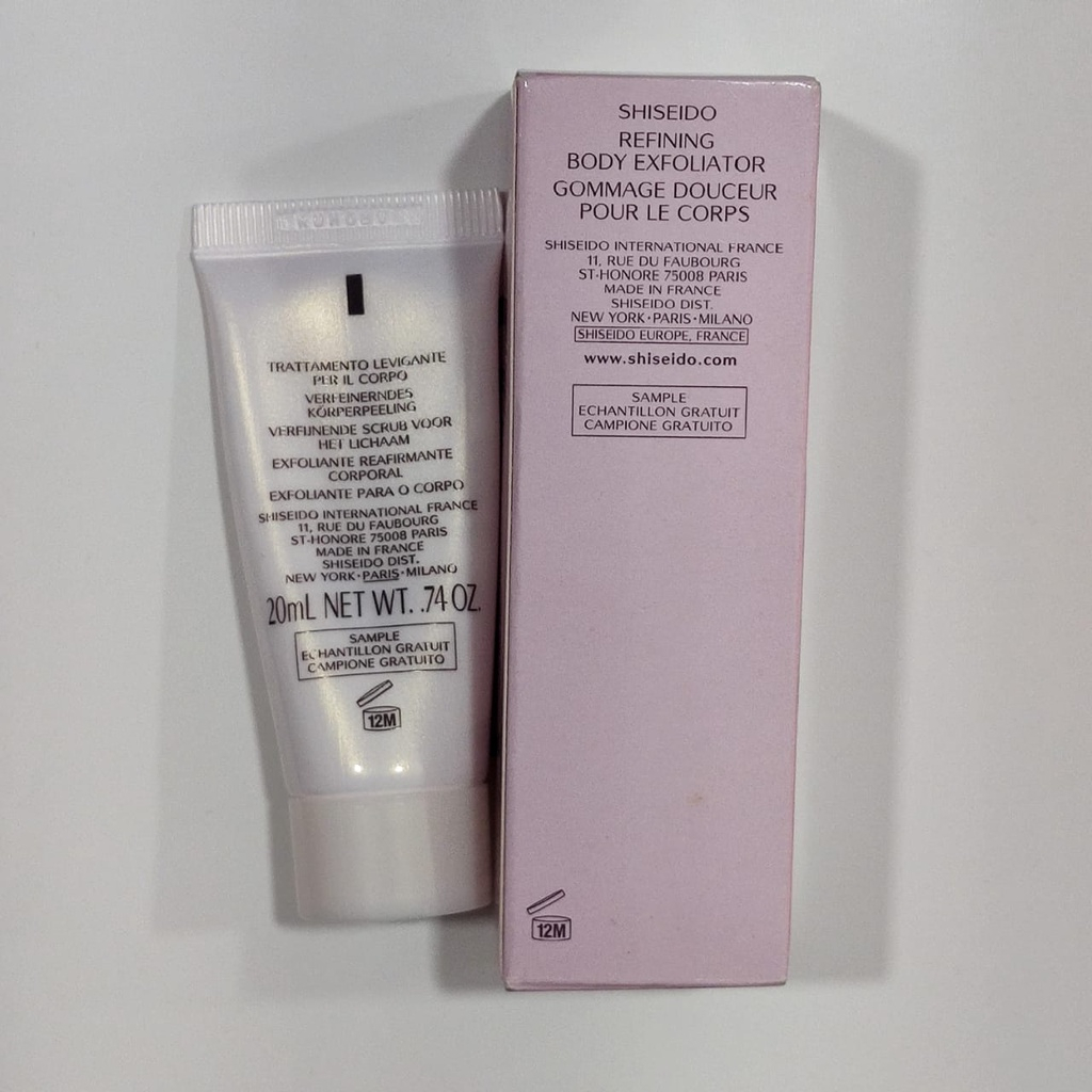 Shiseido Refining Body Scrub Exfoliator 20ml Gentle Polishing Body Scrub for Smooth Radiant Skin Removing Dead Skin Cells Improving Texture Hydration Softness Freshness and Spa Inspired Body Care Experience - View 2 of 3