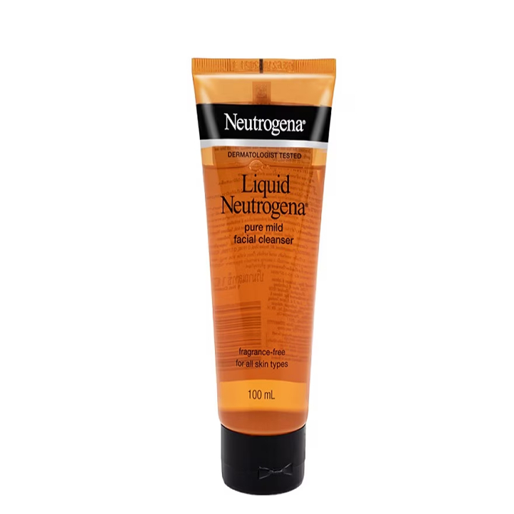 Neutrogena Liquid Pure Mild Facial Cleanser 100ml Fragrance-Free Facial Cleansing Gel Gentle Daily Cleanser for Sensitive Skin Removes Dirt Oil Makeup Without Stripping Moisture Non-Comedogenic Soothing Hydrating Dermatologist Recommended Formula - View 2 of 3