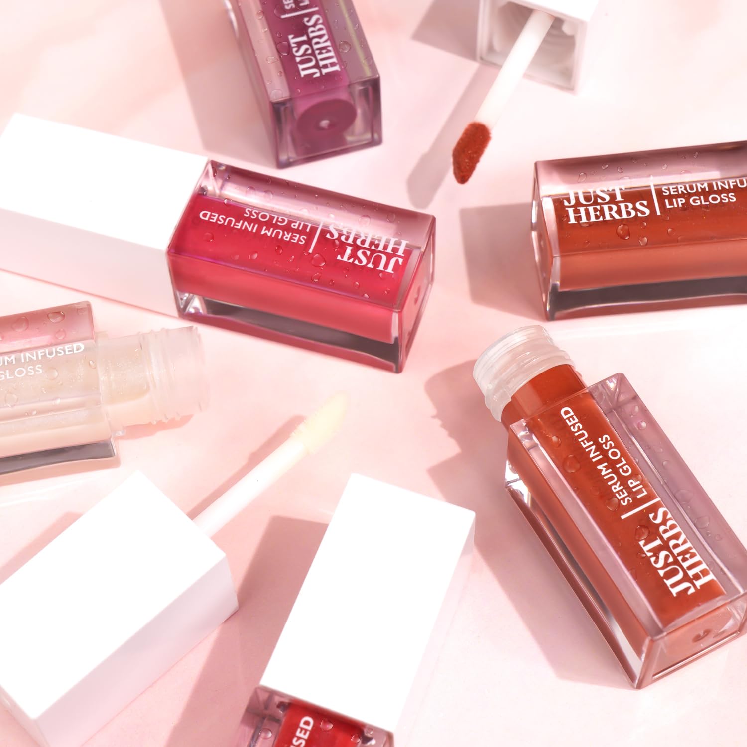 Just Herbs Serum Infused Lip Gloss for Women, Lightweight Non-Sticky High Glossy Moisturizing and Hydrating Lip Gloss Glimmery Cocoa 3 ml - View 5 of 6