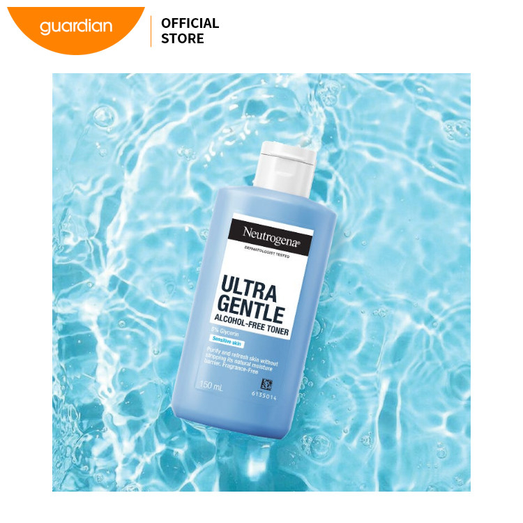 Neutrogena Ultra Gentle Alcohol-Free Toner 150ml Facial Skin Balancing Hydrating Soothing Toner for Sensitive Skin Removes Impurities Refreshes Calms Irritation Restores Moisture pH Balance Lightweight Non-Irritating Daily Use Skincare Formula - View 3 of 3