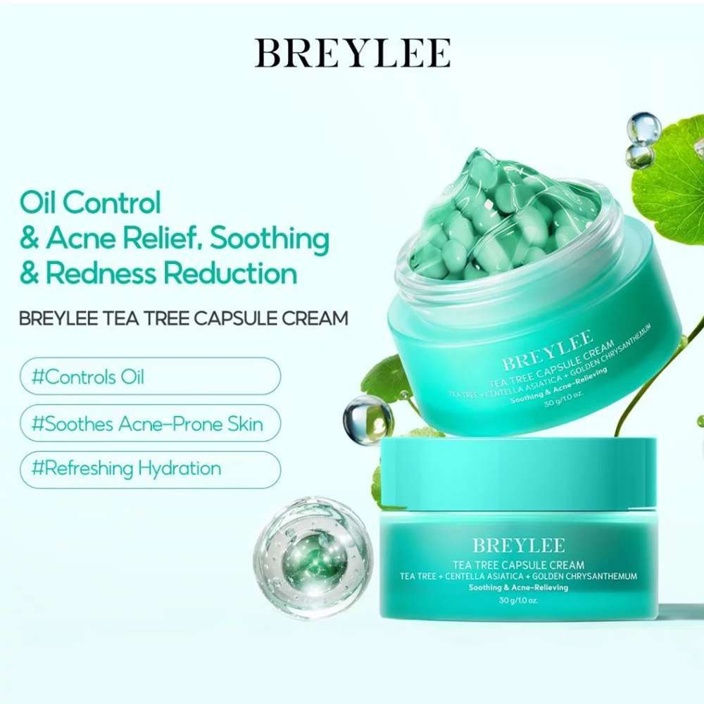 BREYLEE Acne Treatment Capsule Cream 30g – Pimple Removal Face Cream, Oil Control, Blemish Repair, Acne Spot Treatment Moisturizing Skincare Formula - View 2 of 3