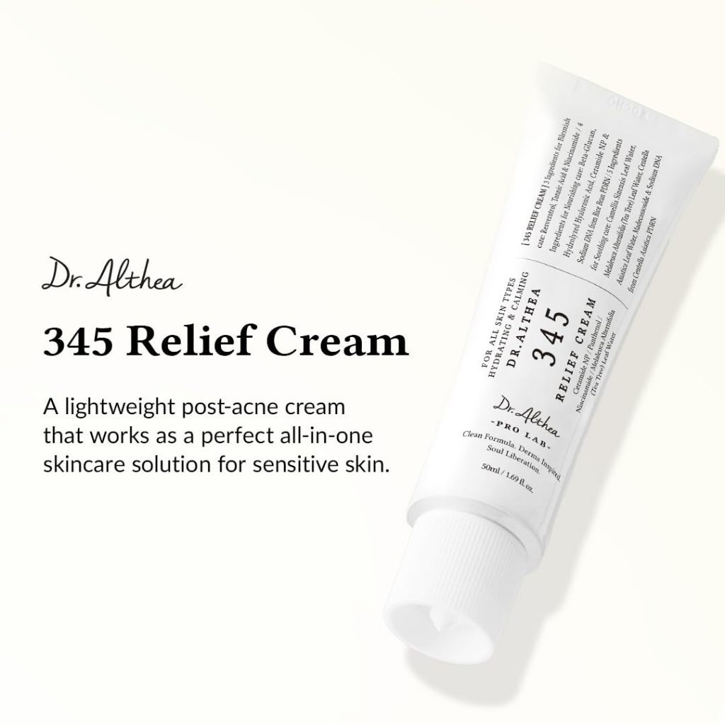 Dr. Althea 345 Relief Cream 50ml – All-in-One Post-Acne Soothing Moisturizer for Sensitive Skin - View 2 of 3