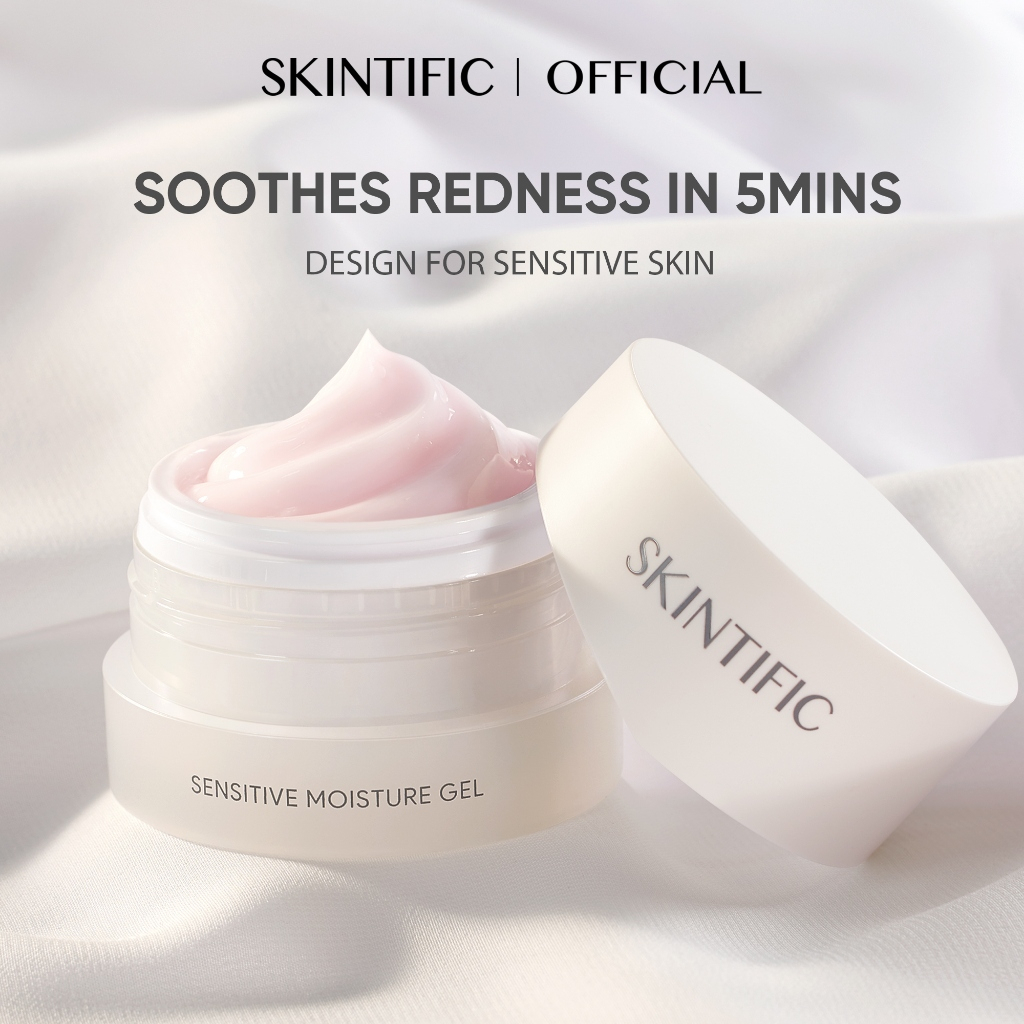  SKINTIFIC Sensitive Moisture Gel Reduce Redness Moisturizer Calm Acne Repair Gentle & Non-Irritating - View 3 of 3