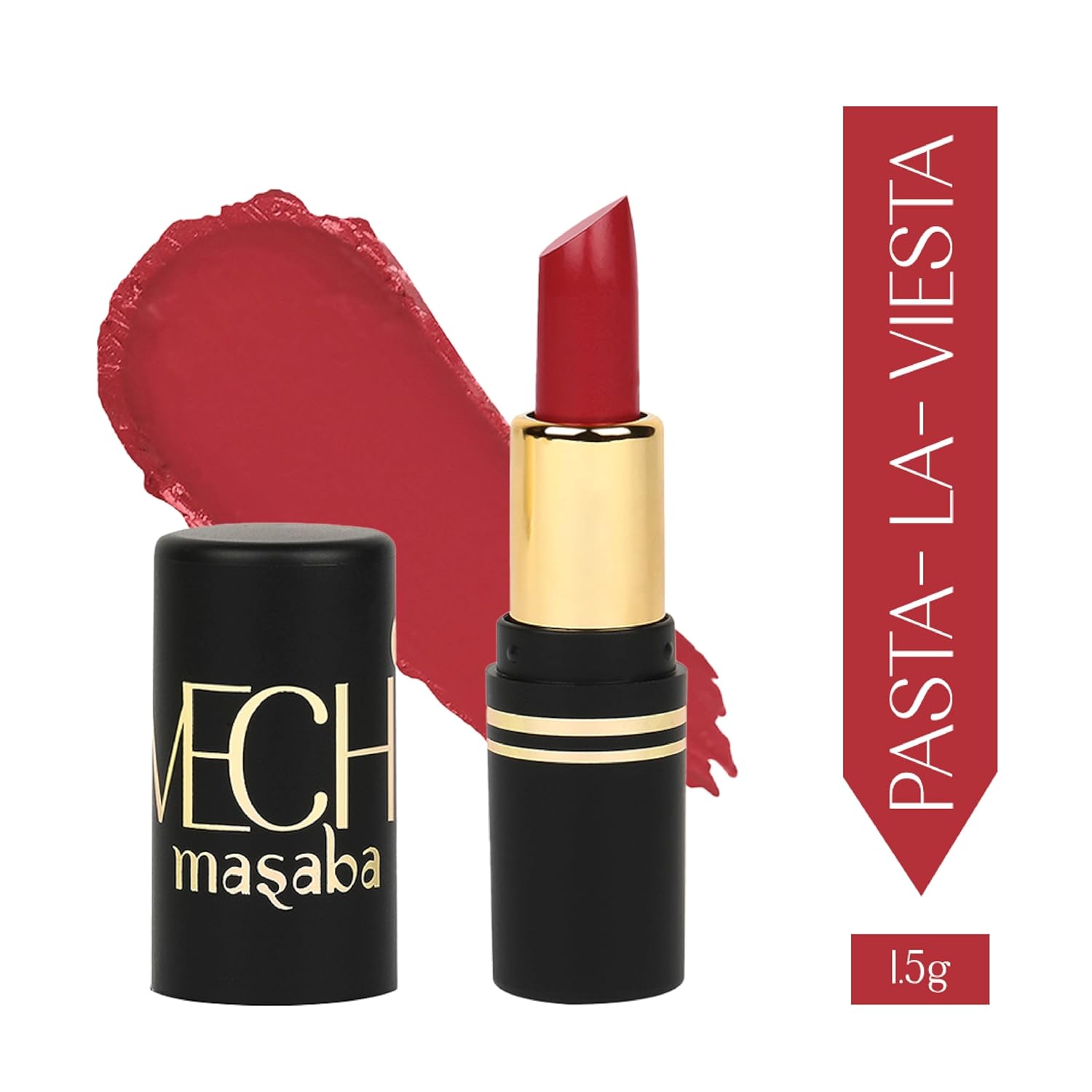 LoveChild Masaba Pocket Mini Lipstick Gift Set, Pack of 3 with FREE Pouch, Hydrating & Long-Lasting Matte Finish, 1.5g Each, Shades for All Skin Tones, Compact & Travel-Friendly Gift Pack, Combo C - View 5 of 8