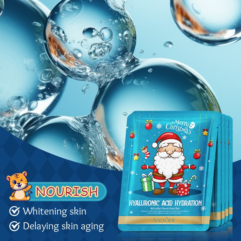 ROREC SADOER Hyaluronic Acid Hydration Merry Christmas Multi-Effect Nourish Facial Mask (1pcs)(FROM MALAYSIA) - View 2 of 3