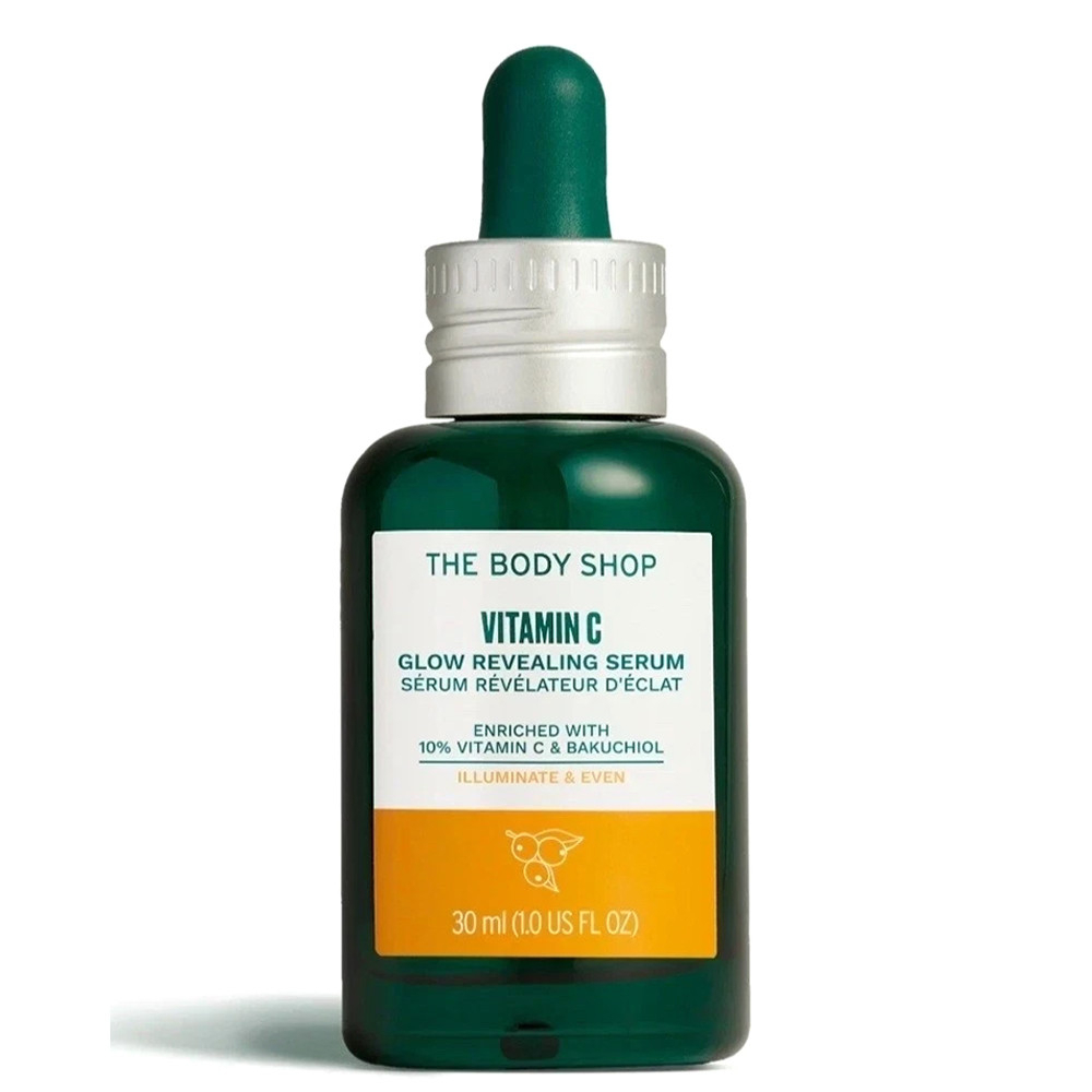 The Body Shop Vitamin C Glow Revealing Facial Serum 30ml Brightening Hydrating Radiance Booster Vitamin C Skin Illuminating Anti Dullness Daily Skincare for Smooth Even Toned Healthy Glowing Skin - View 2 of 3