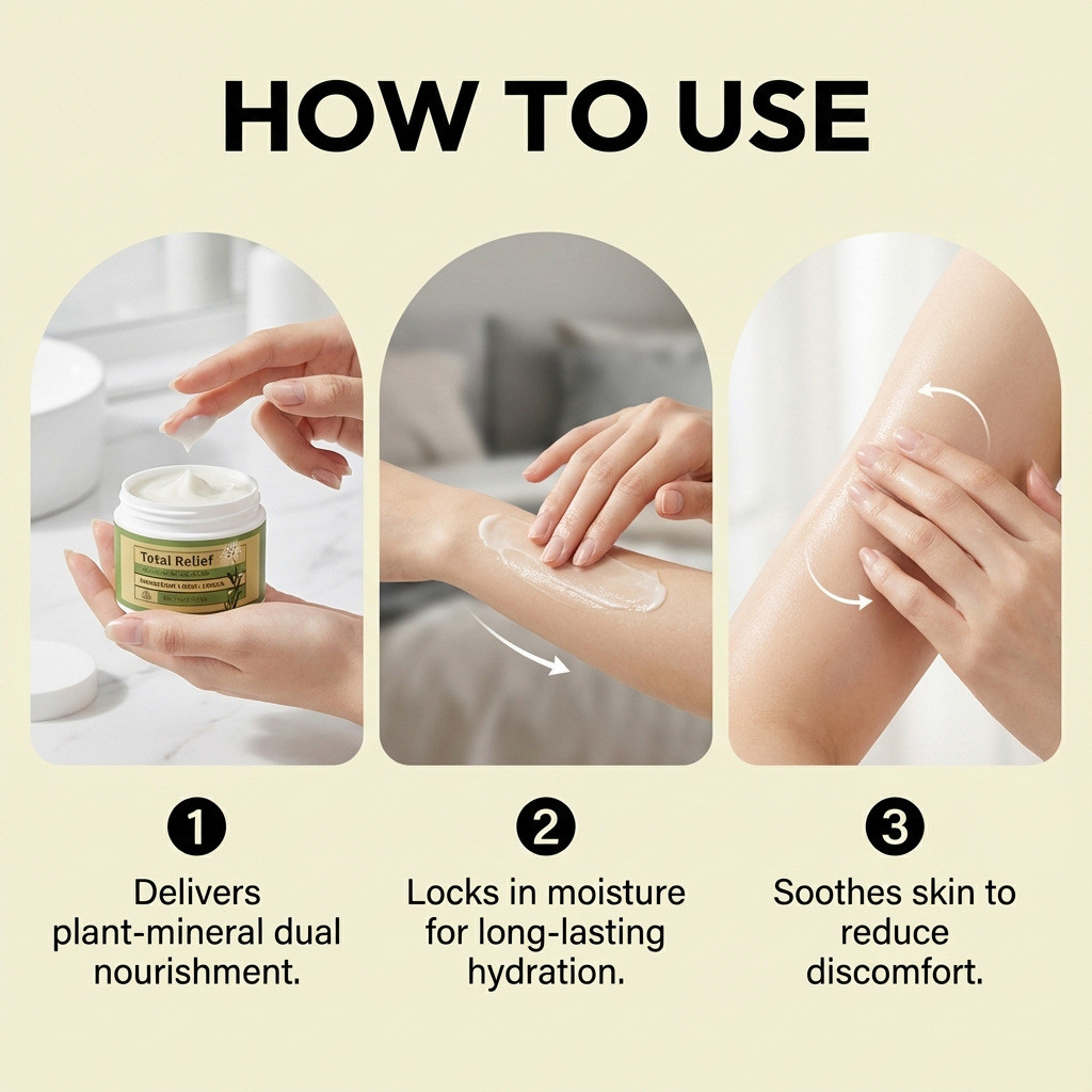 Advanced Body Care Cream 50g Arnica Magnesium MSM Shea Butter Plant Based Moisturizing Massage Cream Deep Hydration Soothing Relief Skin Softening Daily Body Care for Smooth Healthy Looking Skin - View 3 of 3