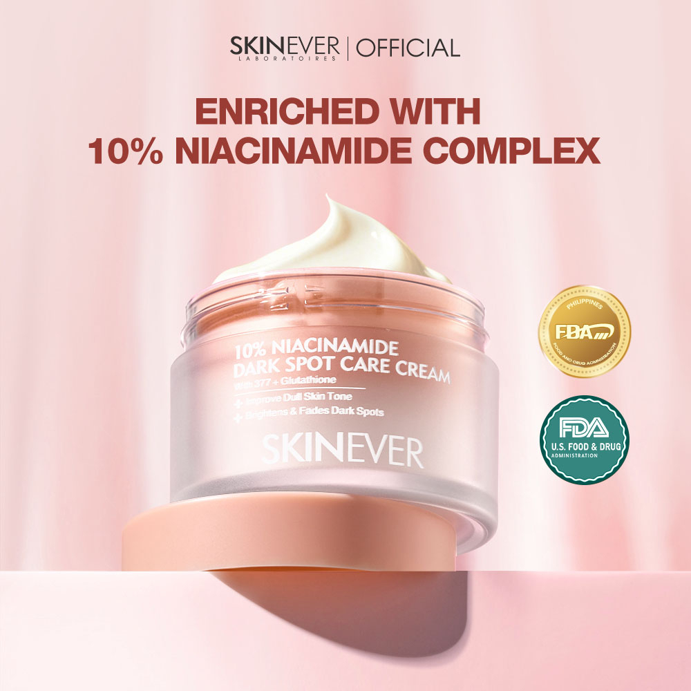 SKINEVER 10% Niacinamide Cream 30g Brightening Anti Aging Moisturizer Shea Butter Face Cream Helps Fade Melasma Dark Spots Hydrating Firming Daily Skincare for Smooth Radiant Even Toned Healthy Looking Skin - View 2 of 3