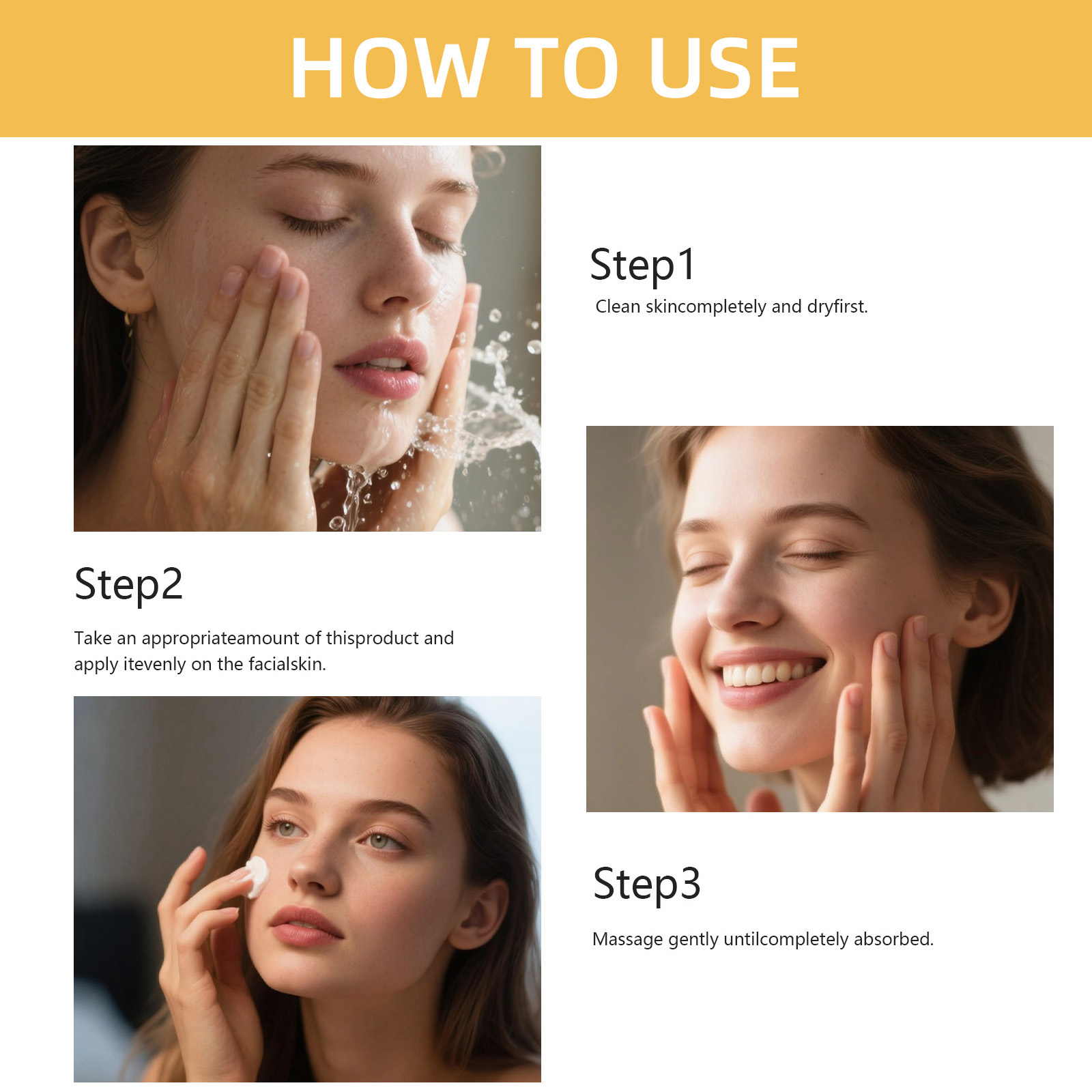 Vitamin C Brightening Face Cream Carrot Oil Nourishing Hyaluronic Acid Hydrating Moisturizer Pure Shea Butter Organic Anti Dullness Skin Repair Daily Face Cream for Smooth Radiant Healthy Looking Skin - View 3 of 3