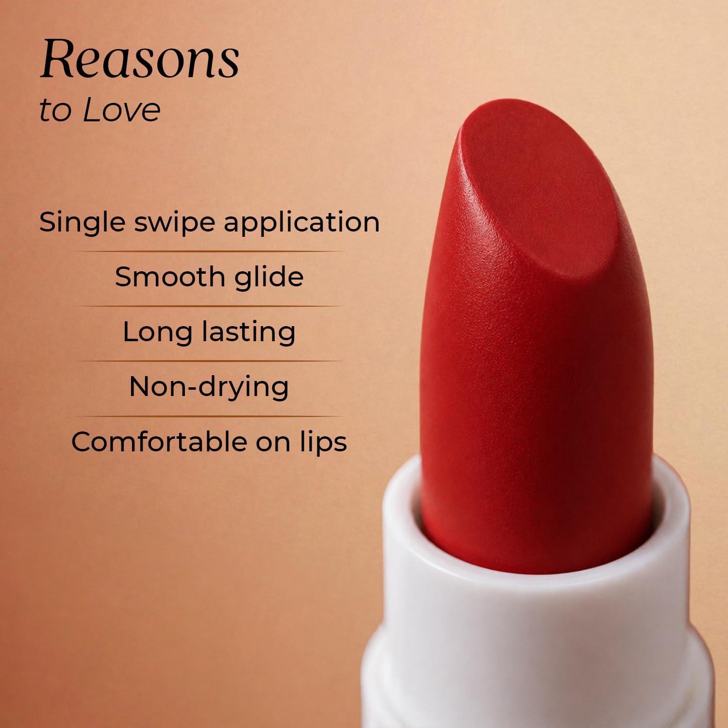 Just Herbs Herb Enriched Lipstick Kit | 8 Creamy Matte Shades | Travel Friendly & Richly Pigmented | Infused with Ashwagandha, Brahmi & Castor Oil | Curated for Indian Skin Tones - View 3 of 6