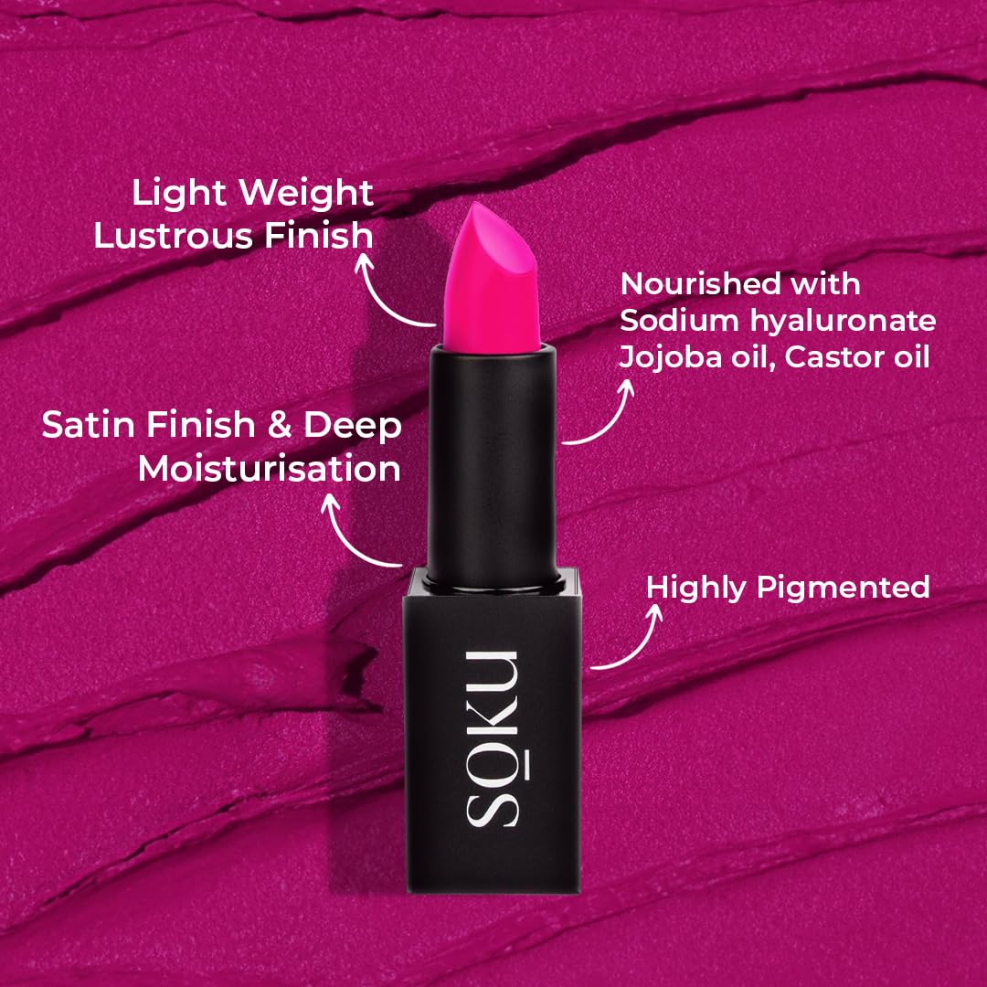  Censored Matte Long Lasting Lipstick for Women | Creamy Lipstick | Enriched with Jojoba Oil | Moisturising & Waterproof | Smooth Finish & Lightweight (Daring Darling 10) - 4.2g - View 7 of 8