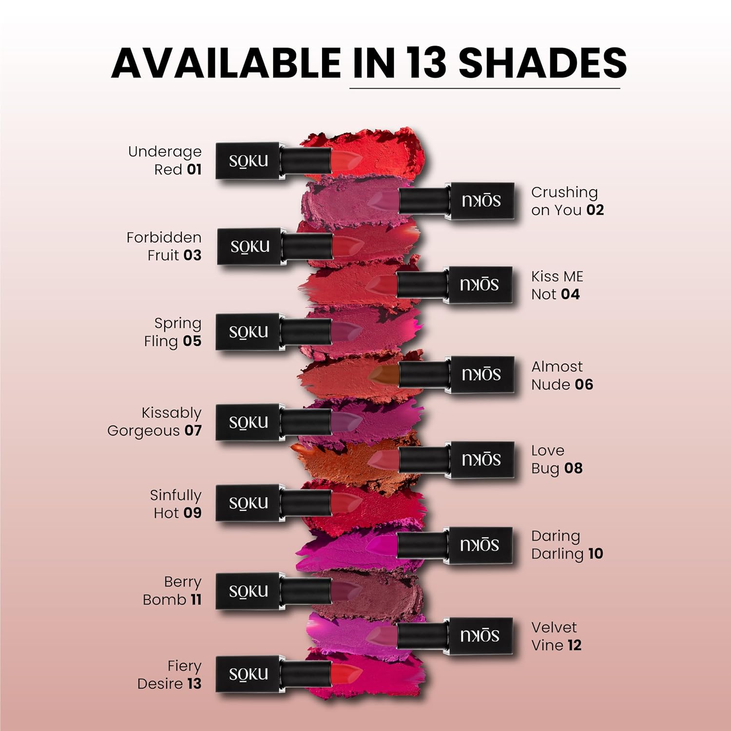 Censored Matte Long Lasting Lipstick for Women | Creamy Lipstick | Enriched with Jojoba Oil | Moisturising & Waterproof | Smooth Finish & Lightweight (Velvet Vine-12) - 4.2g - View 4 of 6