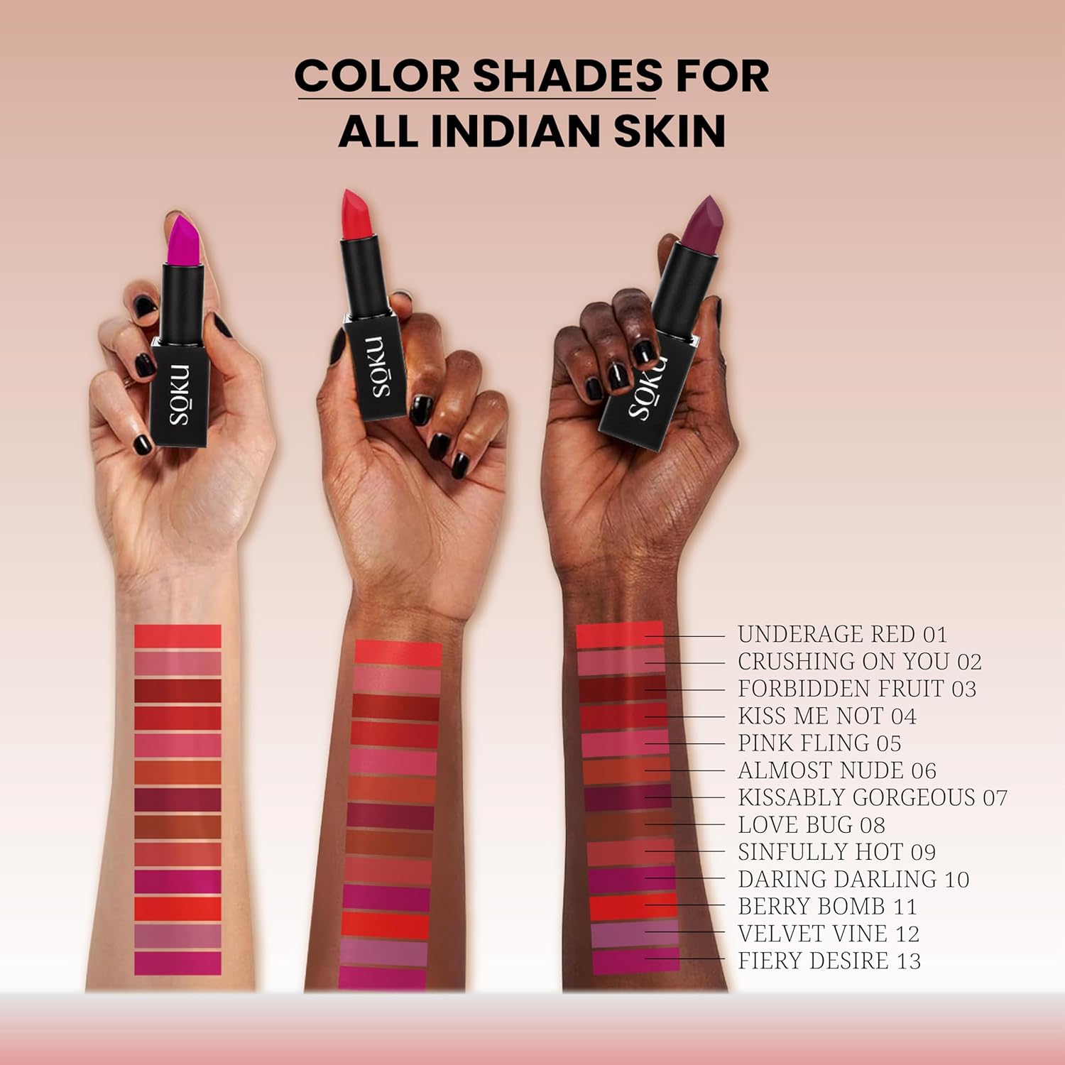 Censored Matte Long Lasting Lipstick for Women | Creamy Lipstick | Enriched with Jojoba Oil | Moisturising & Waterproof | Smooth Finish & Lightweight (Crushing On You 02) - 4.2g - View 8 of 8
