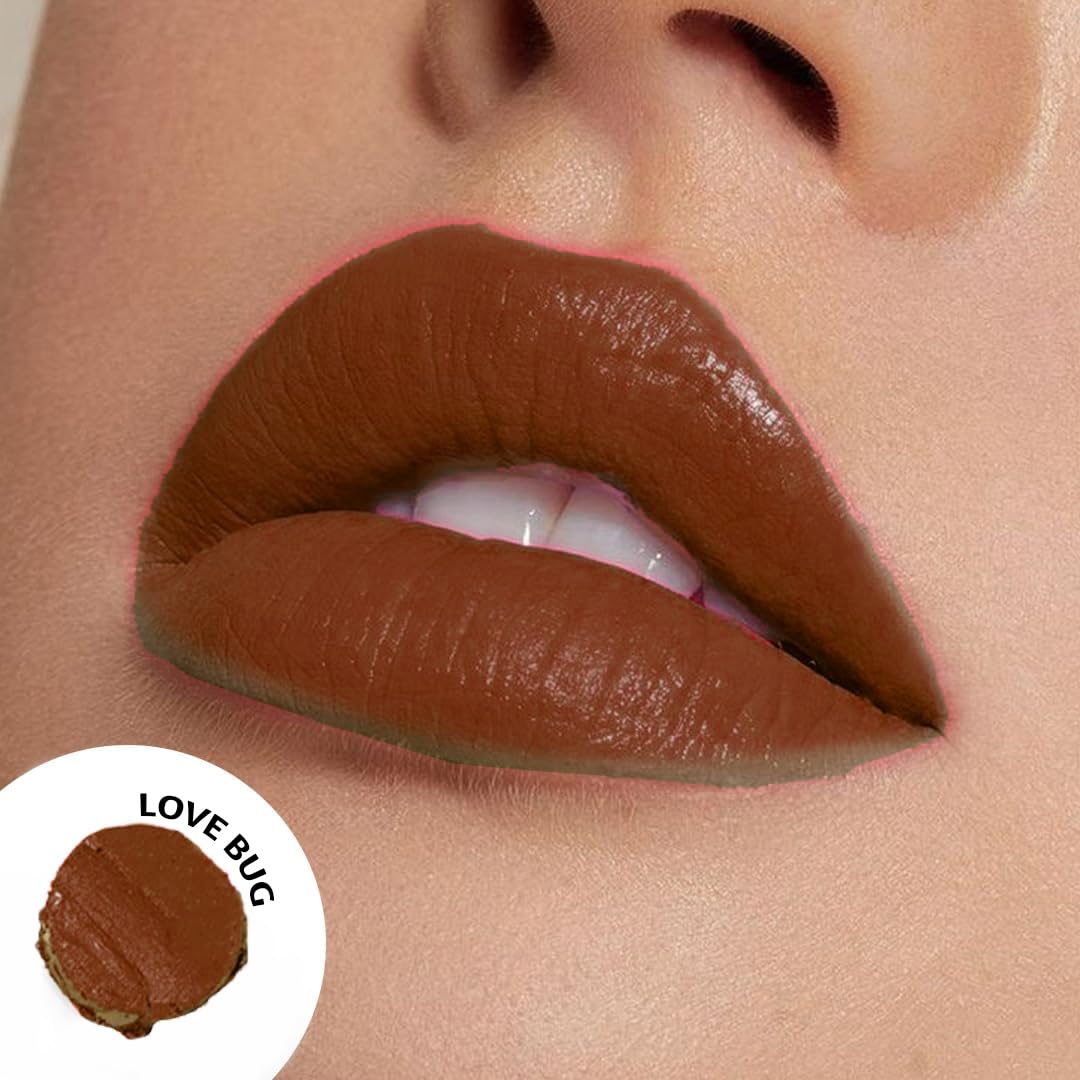 Censored Matte Long Lasting Lipstick for Women | Creamy Lipstick | Enriched with Jojoba Oil | Moisturising & Waterproof | Smooth Finish & Lightweight (Love Bug 08) - 4.2g - View 7 of 8
