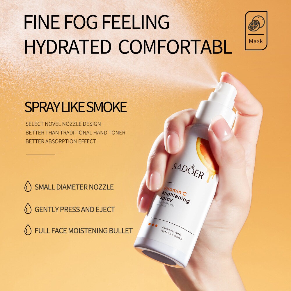 ROREC SADOER Vitamin C Brightening Spray Fresh Orangen Essence Hydrating Moisturizing Toner Spray 100ml(FROM MALAYSIA) - View 2 of 3