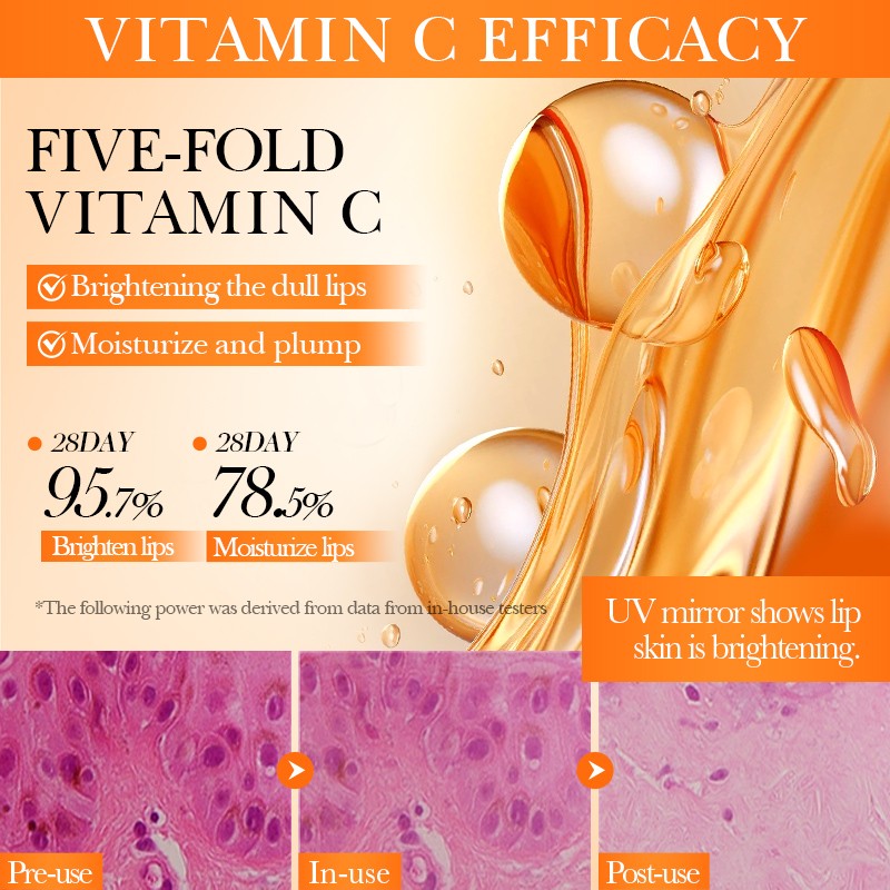 ROREC SADOER 5X Vitamin C Brighten Lip Mask 10g(FROM MALAYSIA) - View 2 of 3