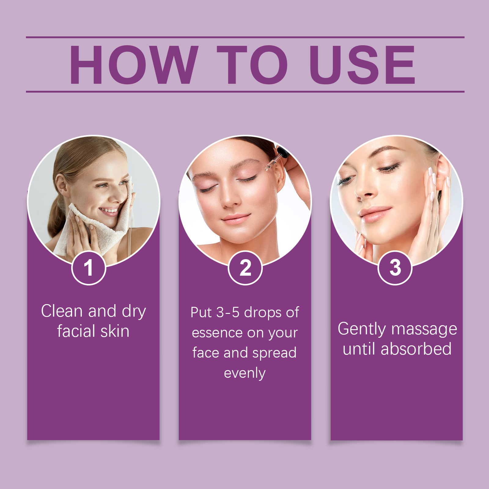 Retinol Essence Facial Serum Dark Spot Corrector Anti Aging Wrinkle Smoothing Brightening Hydrating Skin Repair Serum for Dull Skin Fine Lines Even Skin Tone Daily Skincare Radiant Healthy Looking Skin - View 2 of 3