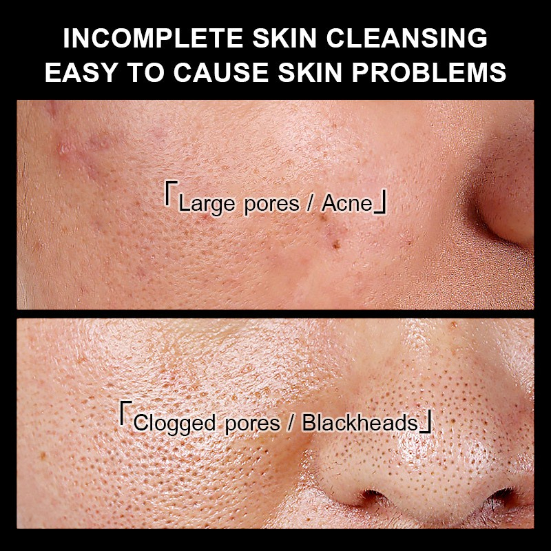 VIBRANT GLAMOUR Bamboo Charcoal Blackhead Remover Face Mask Peel-Off Acne Treatment Peeling Mask Deep Cleansing Shrink Pore - View 3 of 3