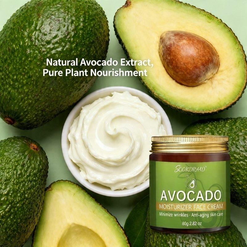 Avocado Face Cream, Night Hydration, Face, Unisex, 80g, Deep Nourish, Night Care Krim Muka Avokado, Penghidratan Malam - View 3 of 3