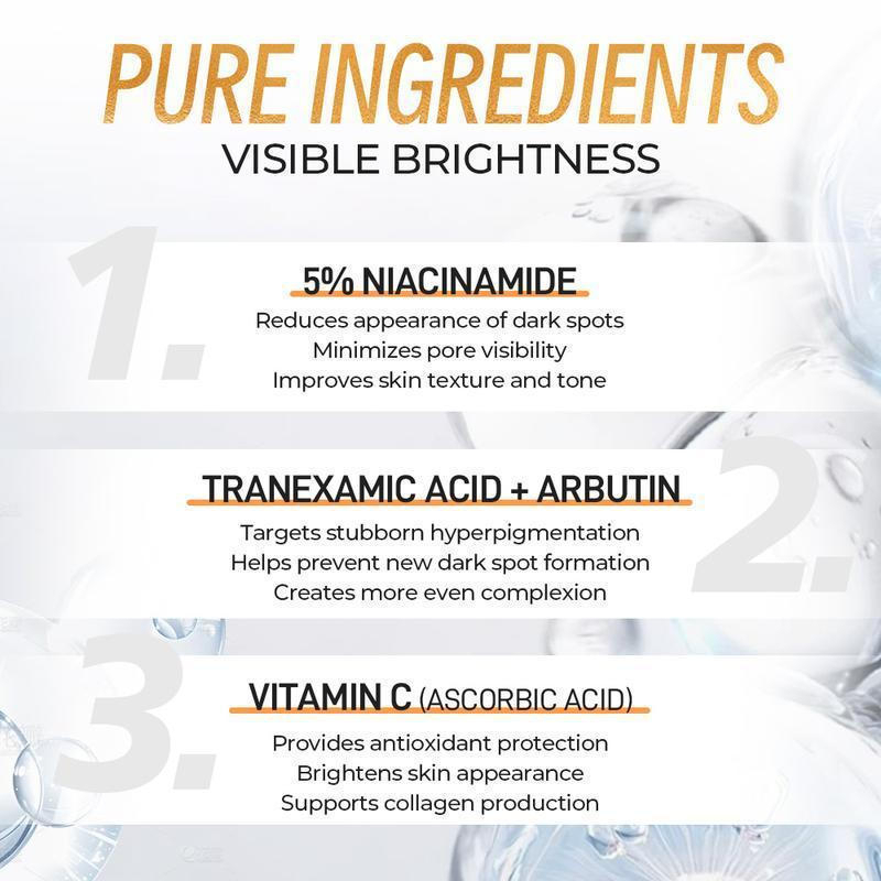 Neo SkinTech Serums 5% Niacinamide & Hyaluronic Acid 30ml Clinically Shiny in 7 Days 93% Effectively Brightens Skin - View 3 of 3