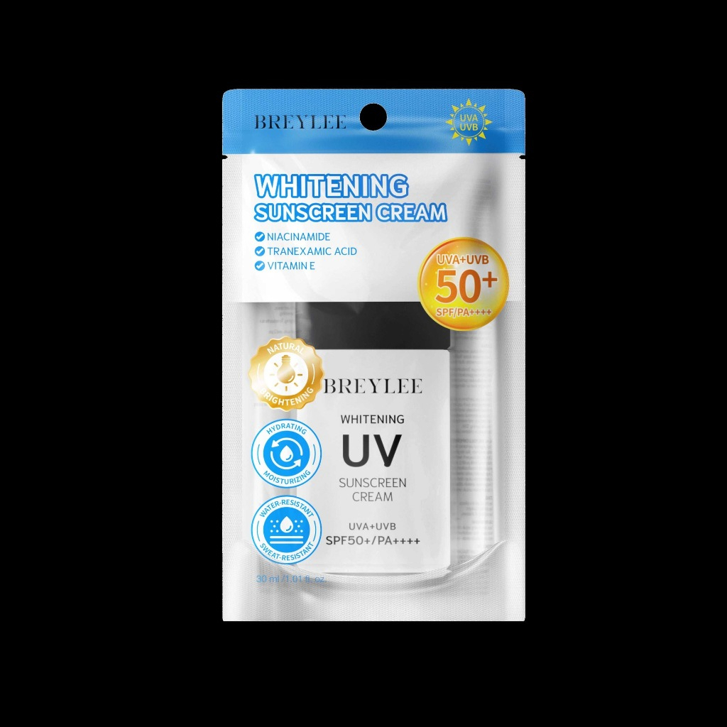 BREYLEE SPF50 UV Sunscreen Whitening Facial Cream Sunblock PA+++ Skincare Body Face 30ml - View 2 of 3