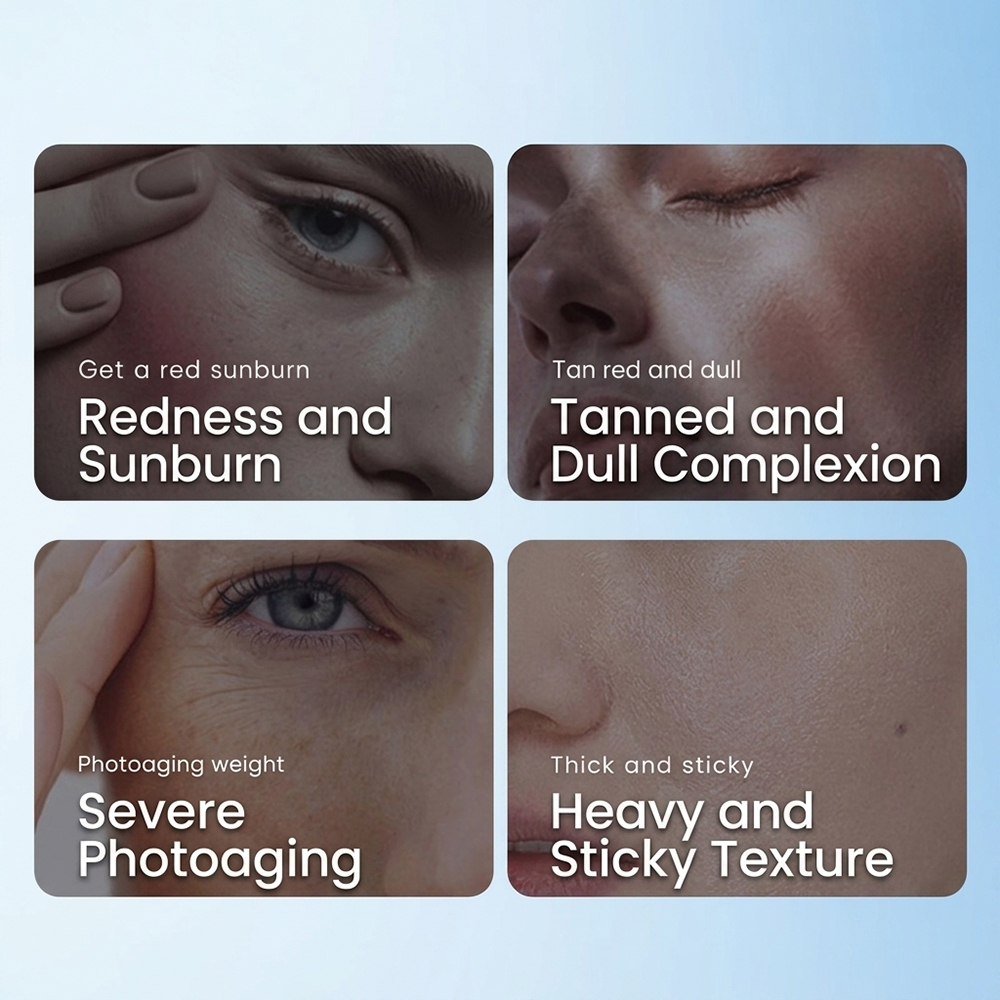 377 Whitening Sunscreen Cream SPF50+ Whitening Isolation Sunscreen Waterproof Moisturizing Facial Sunscreen Tabung pelindung - View 2 of 3