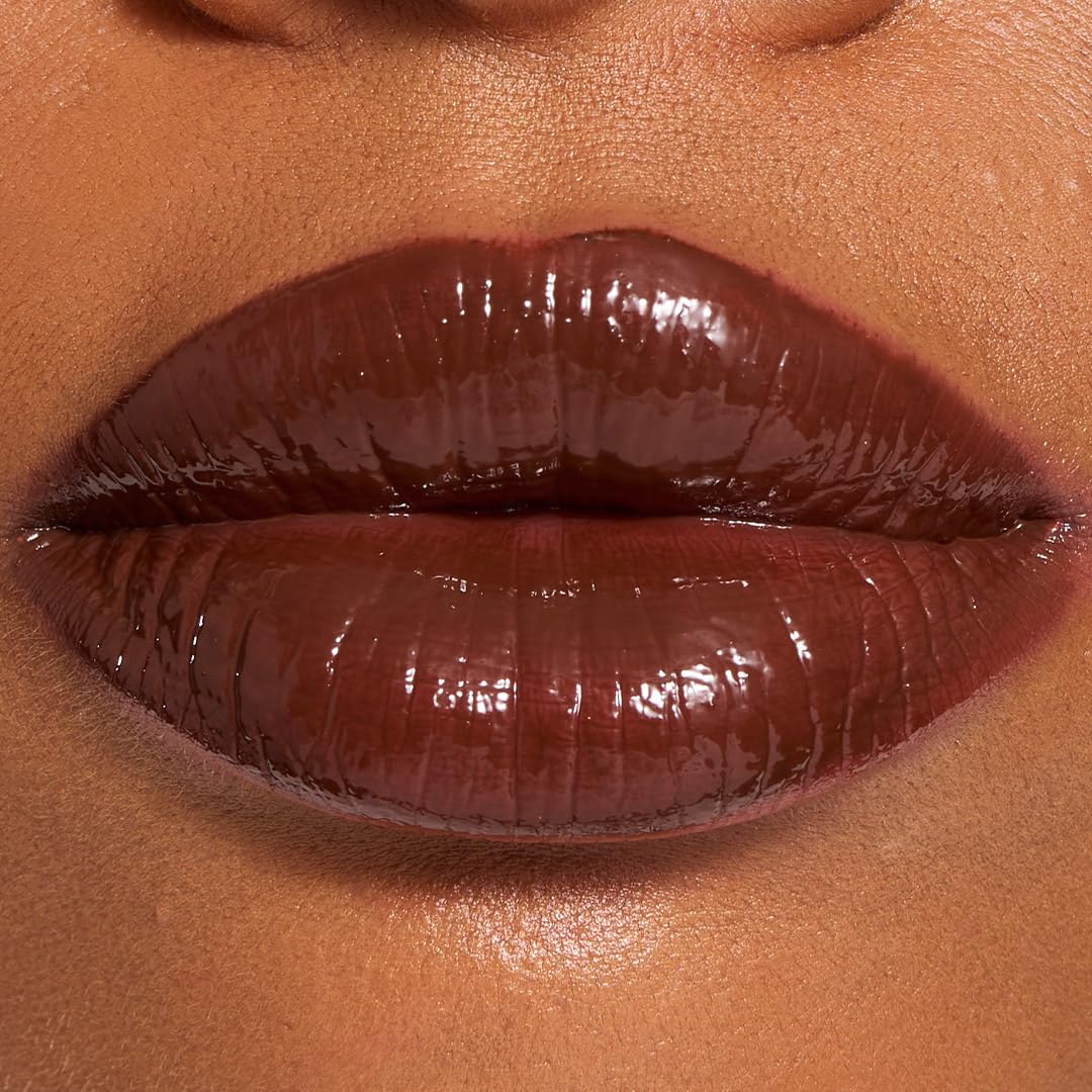 Revolution Pout Lip Gloss Stick – Chocolate Ganache | Juicy Tint with Glossy Balm Finish | Moisturizing, Lightweight & Non-Sticky | Vegan & Cruelty-Free | 3g - View 6 of 7