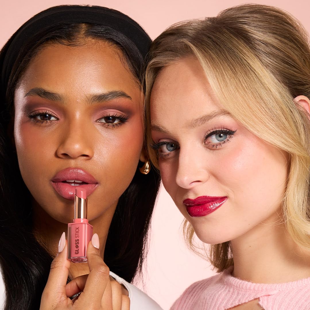 Revolution Pout Lip Gloss Stick – Shimmer Sugar Cookie Pink | Juicy Tint with Glossy Balm Finish | Moisturizing, Lightweight & Non-Sticky | Vegan & Cruelty-Free | 3g - View 2 of 7