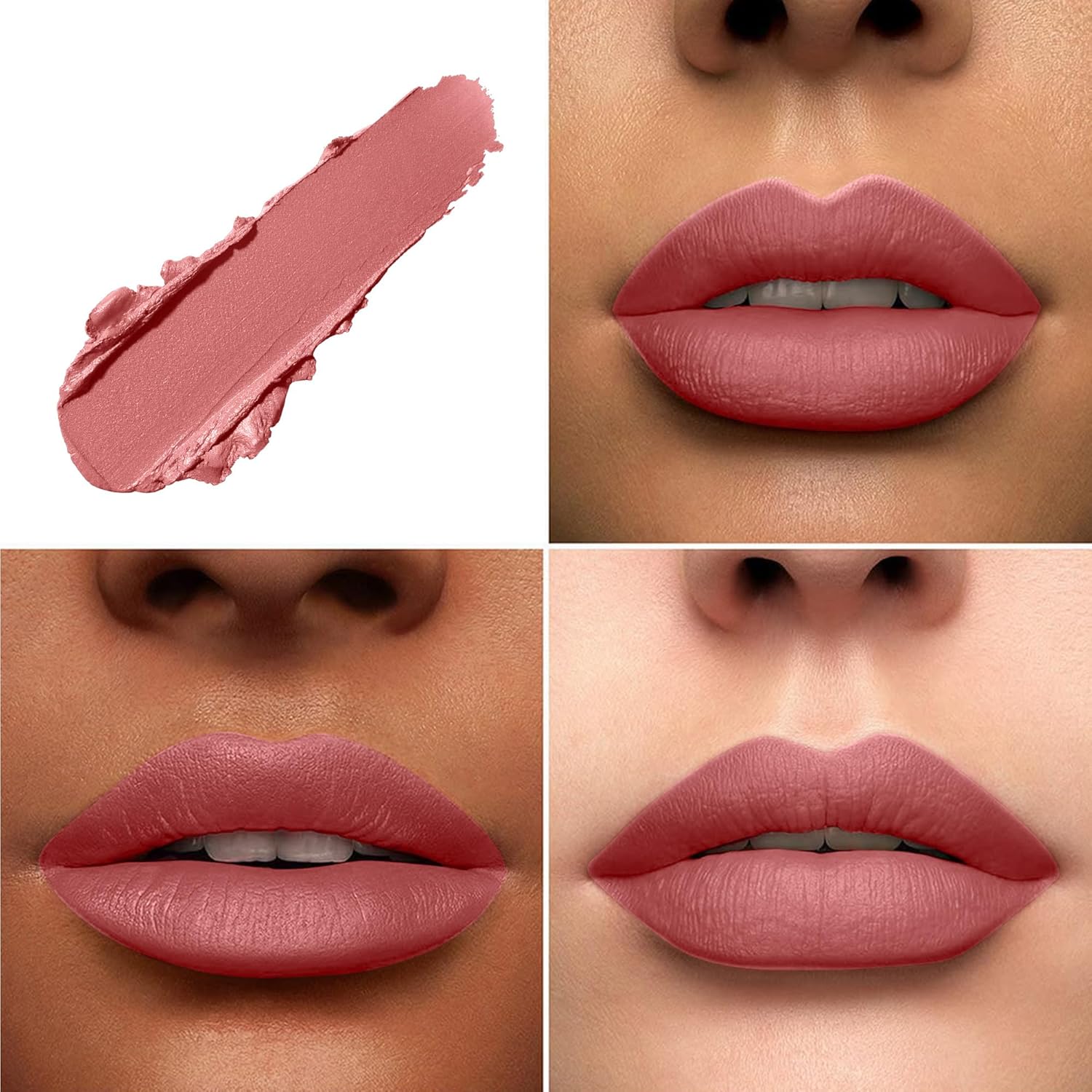Colors Queen Nude It Creamy Matte Lipstick – 3.6g | Lightweight, Waterproof Lipstick for Women (02 - Peony) - View 7 of 7