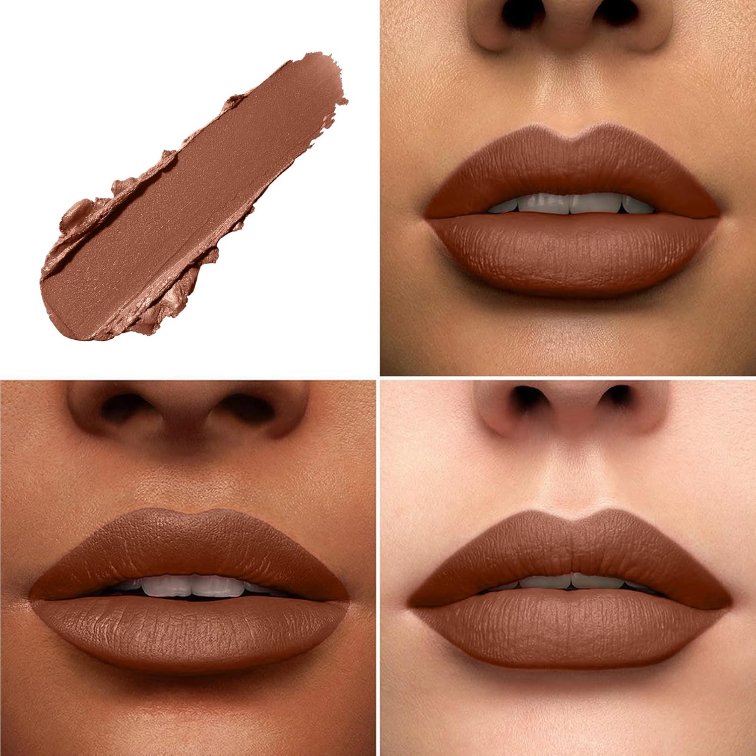 Colors Queen Nude It Creamy Matte Lipstick – 3.6g | Lightweight, Waterproof Lipstick for Women (10 - Brick) - View 7 of 7
