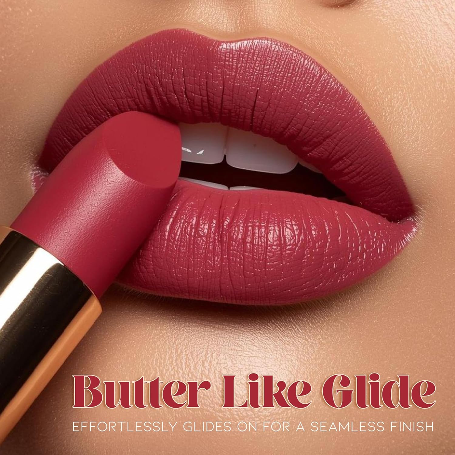 Colors Queen Nude It Creamy Matte Lipstick – 3.6g | Lightweight, Waterproof Lipstick for Women (13 - Plumeria) - View 3 of 6
