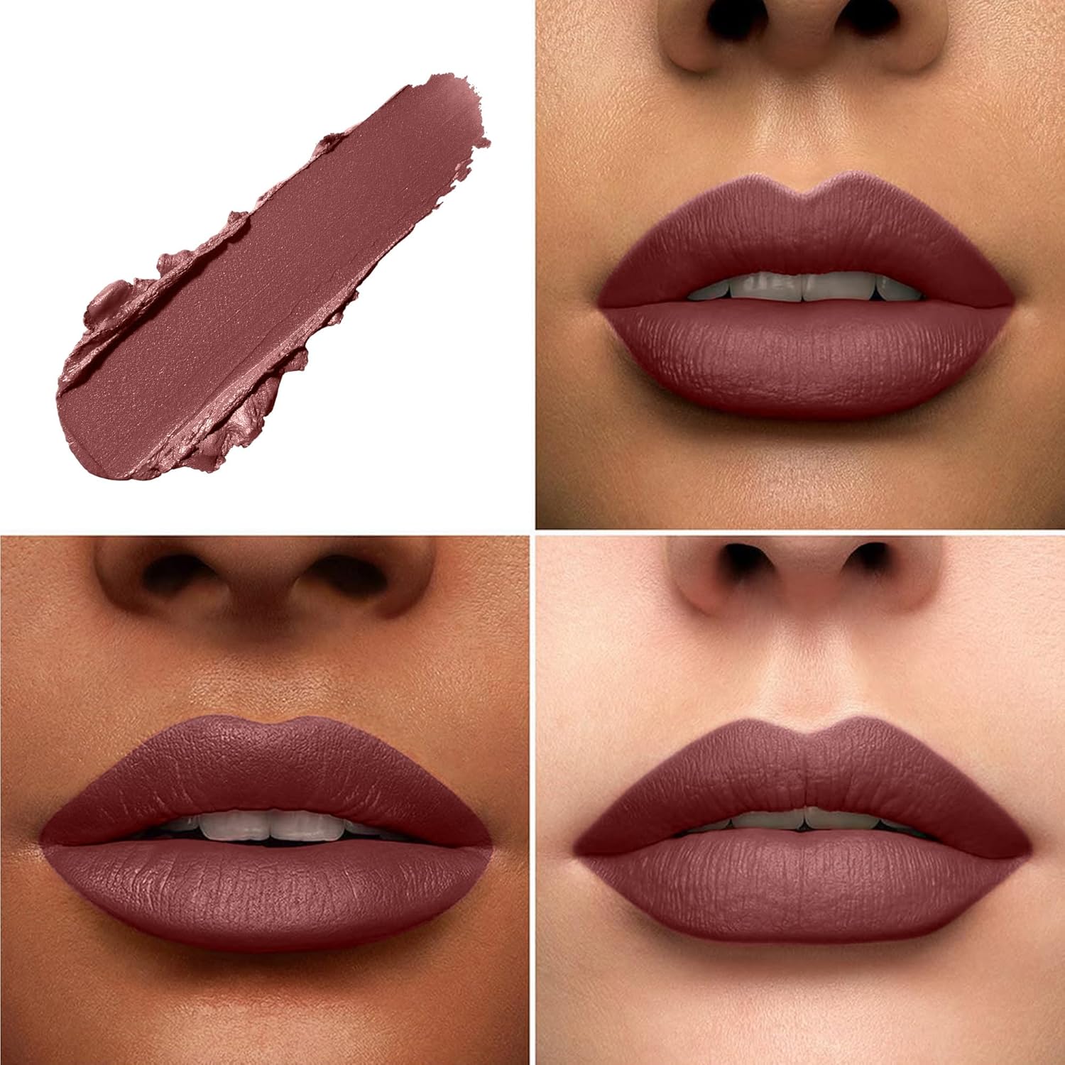 Colors Queen Nude It Creamy Matte Lipstick – 3.6g | Lightweight, Waterproof Lipstick for Women (13 - Plumeria) - View 6 of 6