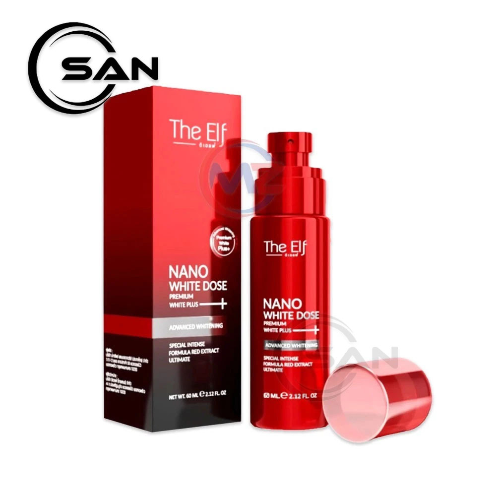 SAN The ELF Nano White Dose Serum 60ml Skin Brightening Whitening Facial Serum for Dark Spots Uneven Tone Glow Boost Hydrating Lightweight Fast Absorbing Daily Face Care Serum - View 2 of 3