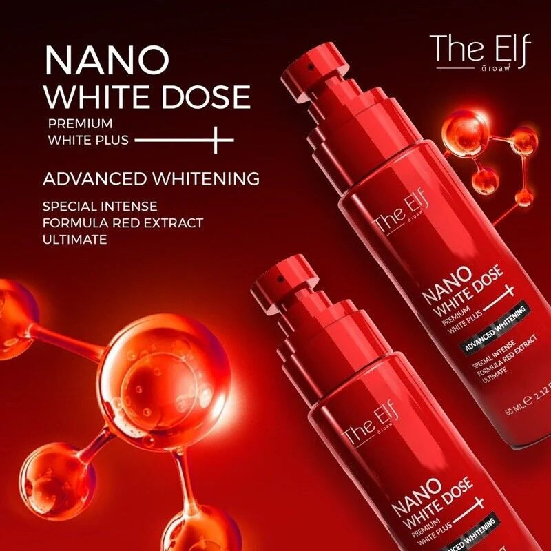SAN The ELF Nano White Dose Serum 60ml Skin Brightening Whitening Facial Serum for Dark Spots Uneven Tone Glow Boost Hydrating Lightweight Fast Absorbing Daily Face Care Serum - View 3 of 3