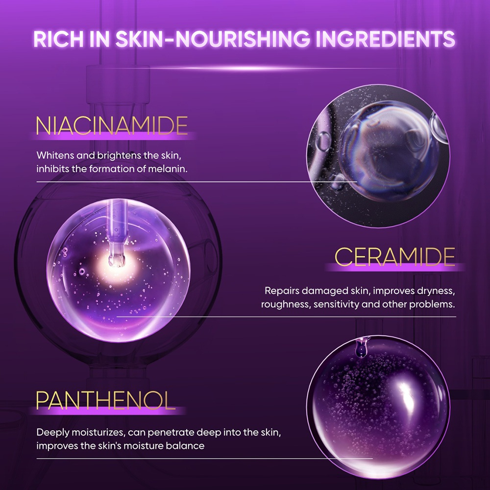 Saludent Night Cream 50g Hydrating Repairing Brightening Overnight Face Cream for Skin Renewal Moisturizing Anti Dullness Glow Boost Even Tone Smoother Softer Skin Daily Night Skincare Treatment - View 3 of 3