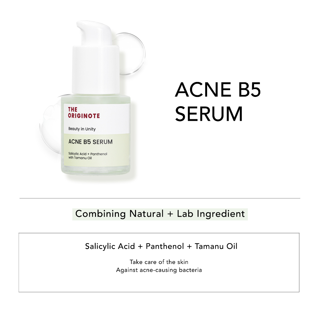 The Originote Anti Acne B5 Serum – Acne Care Serum with Salicylic Acid and Vitamin B5 to Treat, Prevent Breakouts, Control Excess Oil, Soothe Skin, Reduce Acne Marks, Lightweight Daily Skincare Solution - View 3 of 3