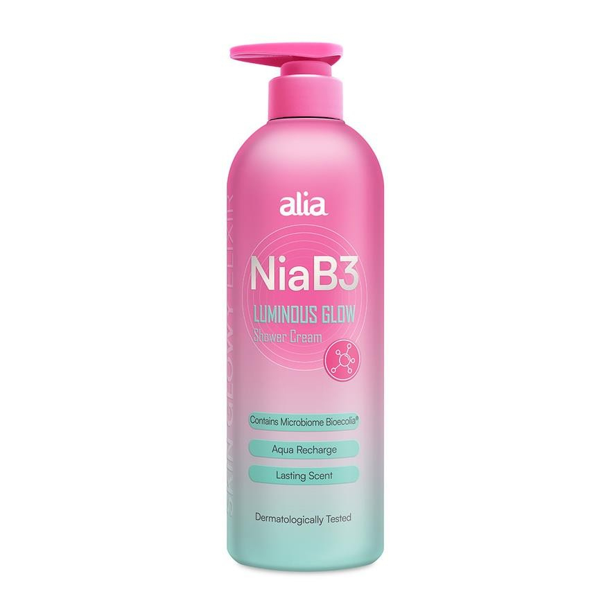 .ALIA Niacinamide Luminous Glow Shower Cream 750ml – Brightening Hydrating Body Wash for Deep Cleansing, Smooth Soft Skin, Oil Control, Radiant Glow, Daily Bath Care Moisturizing Refreshing Shower Cream - View 3 of 3