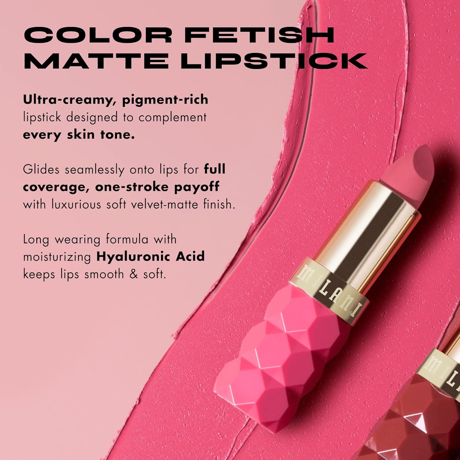 Color Fetish Matte Lipstick is an ultra-creamy, pigment-rich lipstick,Desire - View 8 of 9