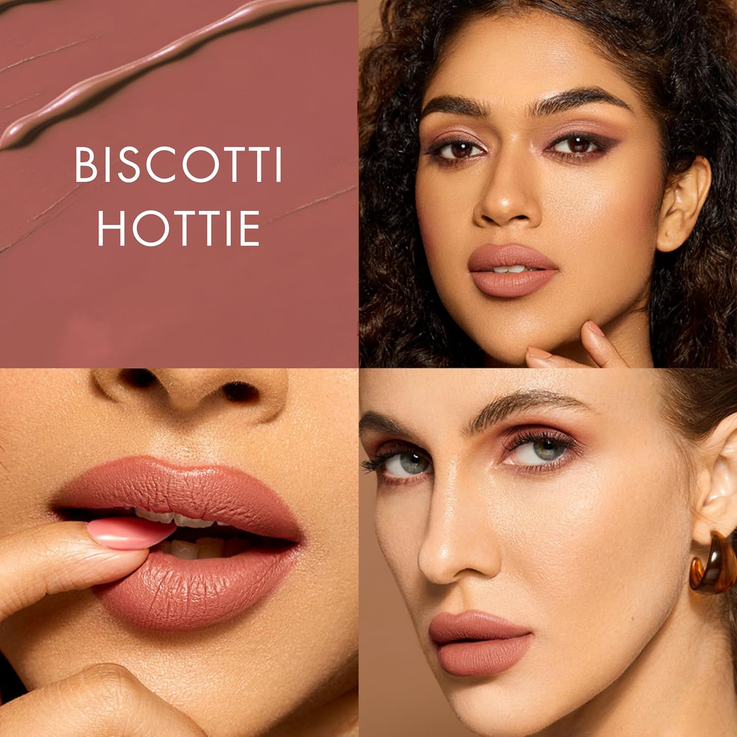 HYUE HydraMatte™ Liquid Lipstick | 2.2ml | Biscotti Hottie Soft-Matte Long-Wear | Intense Color | with Jojoba, Almond & Gooseberry Extracts | Travel-Friendly | Precision Tip | 12 Bold Shades - View 7 of 7