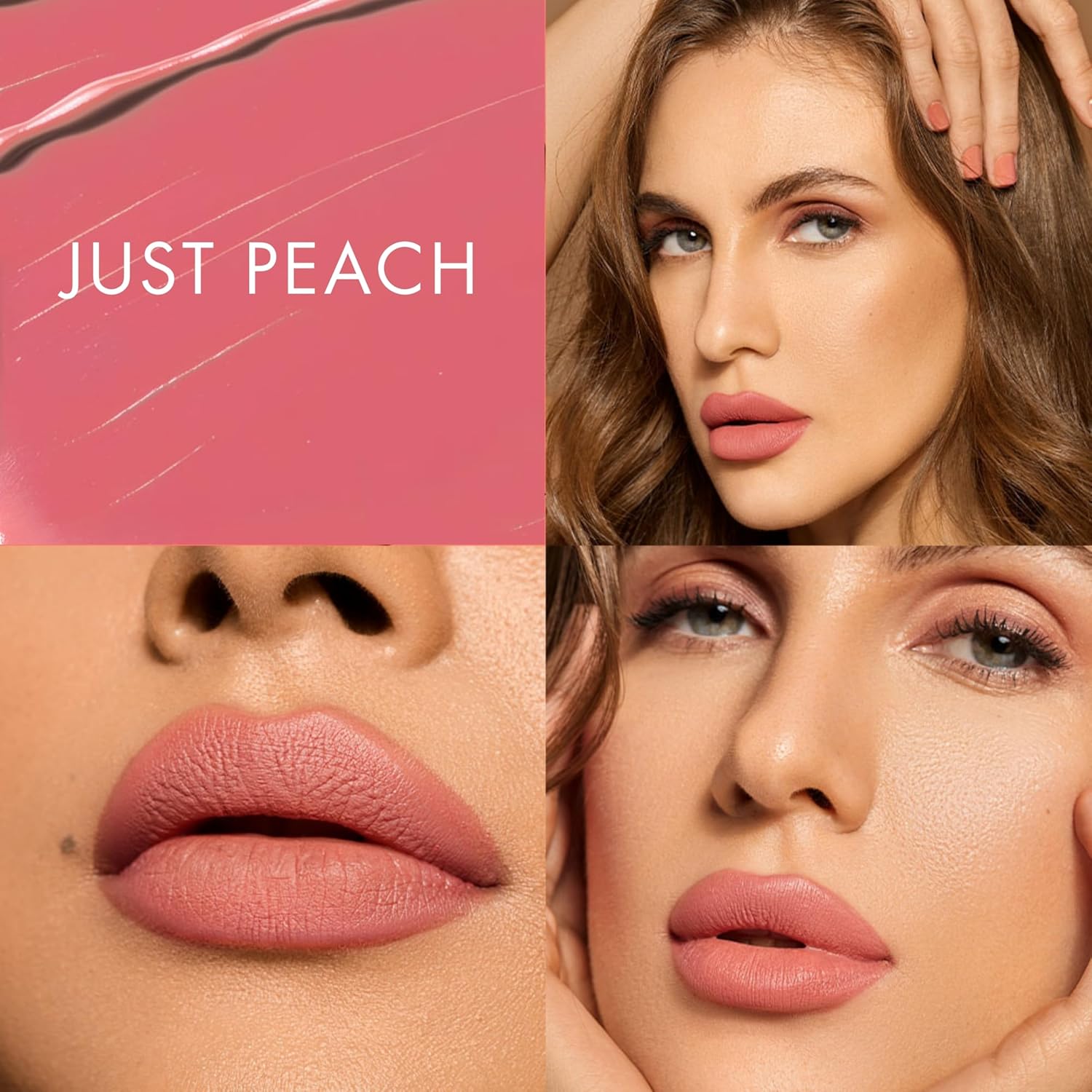 HYUE HydraMatte™ Liquid Lipstick | 2.2ml | Just Peach Soft-Matte Long-Wear | Intense Color | with Jojoba, Almond & Gooseberry Extracts | Travel-Friendly | Precision Tip | 12 Bold Shades - View 8 of 8
