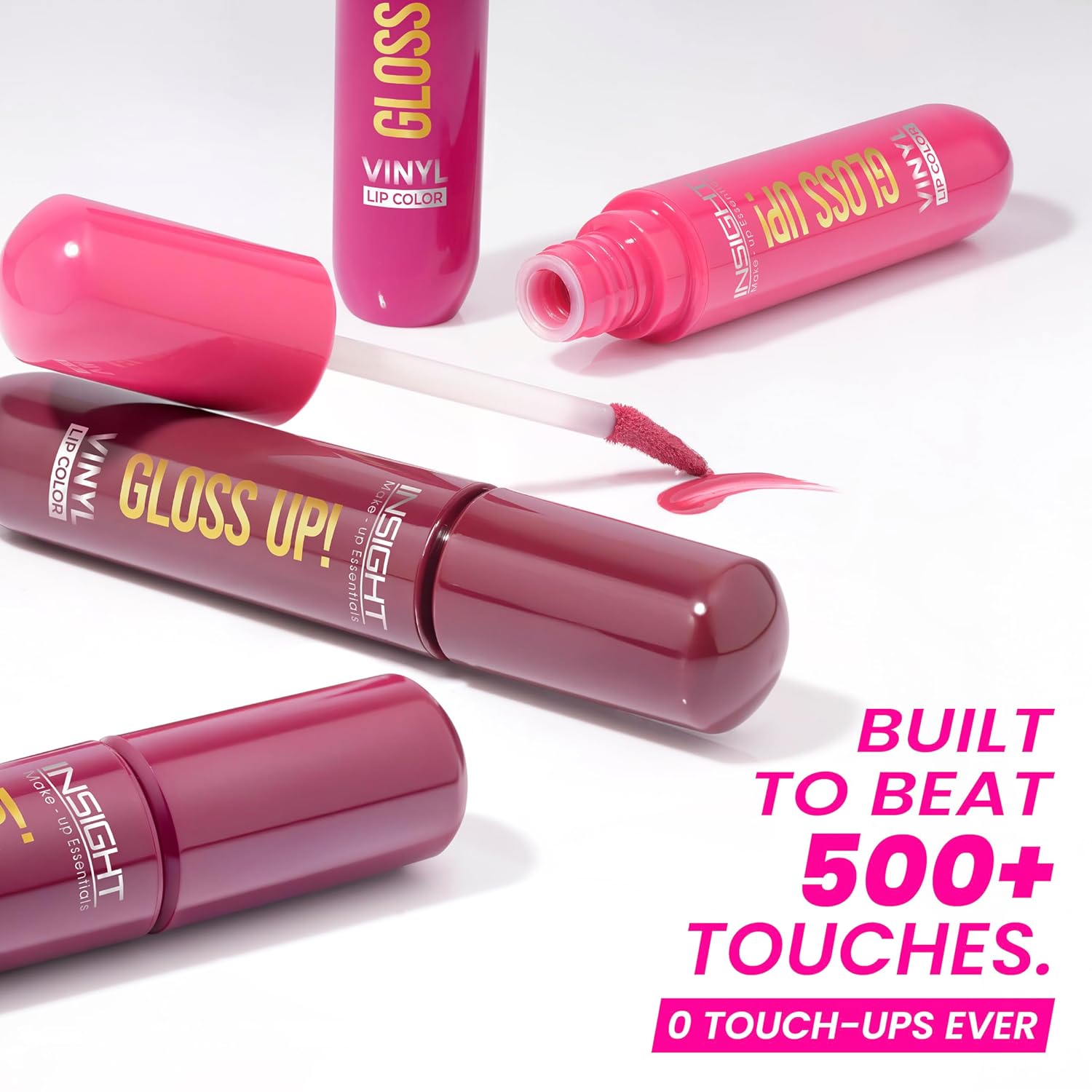 INSIGHT Gloss Up Lip Color - Muted Maple | High-Gloss Finish | Rich Pigmentation | Lightweight, Long-Lasting Formula | All-Day Comfortable Wear (4g) - View 8 of 8