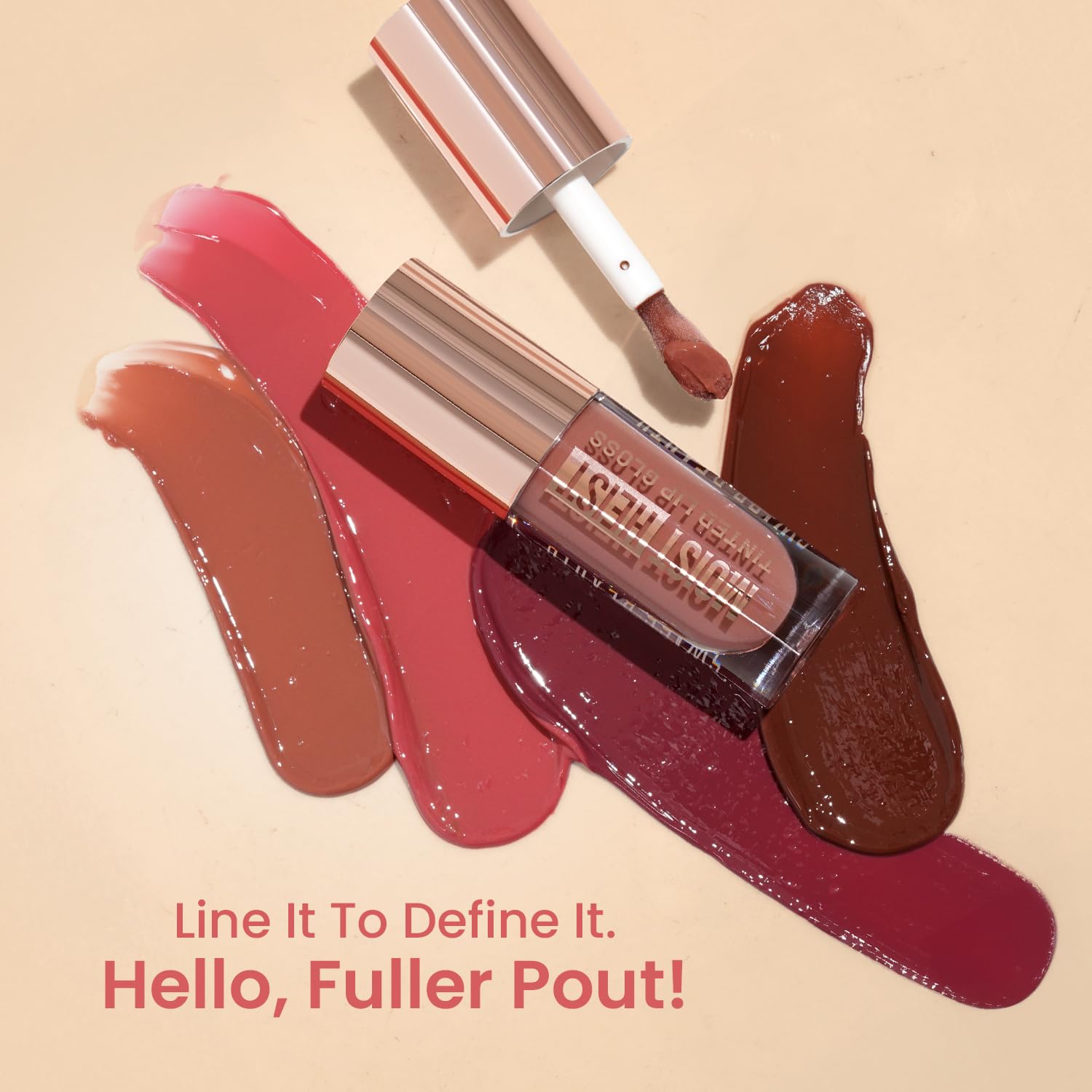 Swiss Beauty Moist Heist Tinted Lip Gloss | Colour + Shine | Moisturises | With Vitamin E | Non-Sticky | Long-Lasting | Shade- 5. Raspberry Alert, 4.8g - View 2 of 5