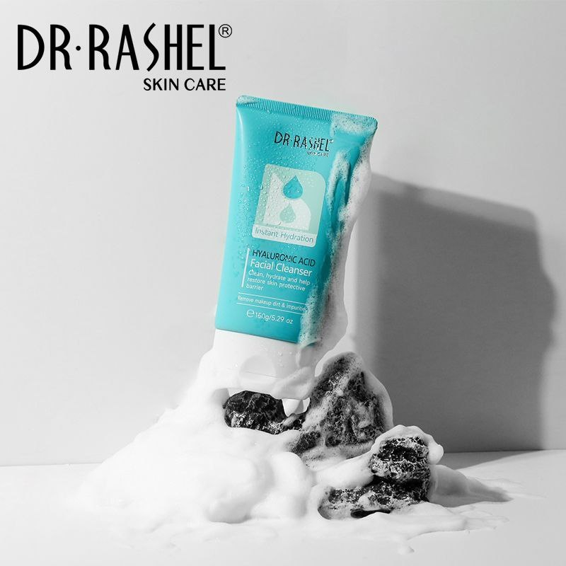 Dr Rashel Deep Cleansing Hydrating Hyaluronic Acid Facial Cleanser Gentle Face Wash Moisturizing Skin Purifying Foam Anti Impurity Daily Use Hydration Boost Refreshing Cleanser for All Skin Types 150g - View 2 of 3