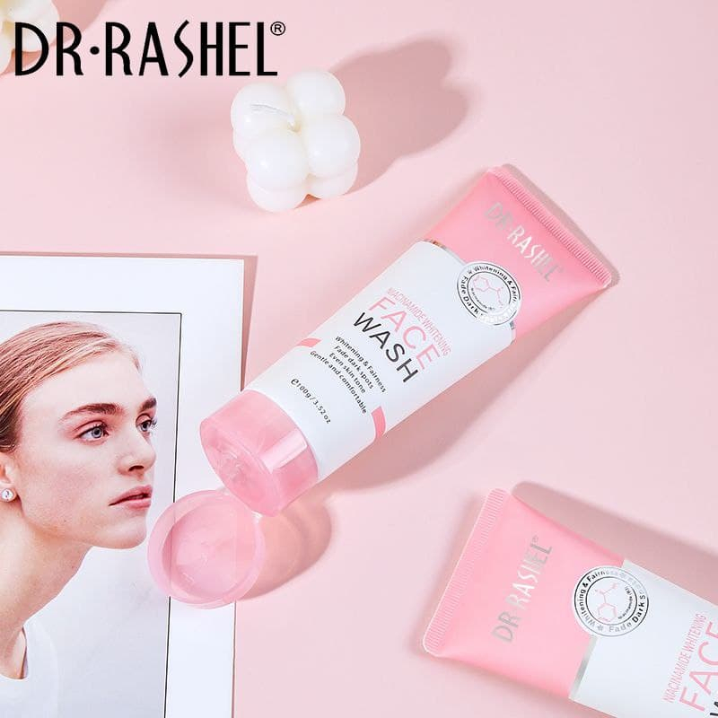 Dr Rashel Niacinamide Whitening Fade Dark Spots Face Wash Brightening Cleansing Facial Cleanser Oil Control Skin Tone Even Anti Acne Daily Use Gentle Purifying Face Wash 100g Whitening Care Product - View 2 of 3