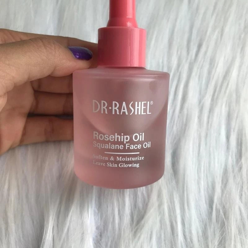 Dr Rashel 100% Original Rosehip Oil Squalane Face Oil Soften Moisturize Hydrating Facial Oil Skin Glowing Repair Nourishing Anti Aging Lightweight Natural Beauty Oil Daily Use Serum 35ml Bottle Product - View 2 of 3